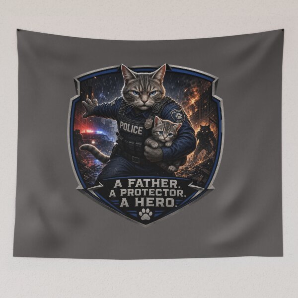 Item preview, panda/cat father designed and sold by @jon.