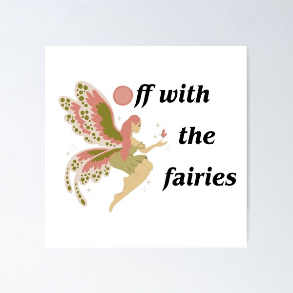 Item preview, Copy of Off with the fairies - Pink and Green designed and sold by Elliot Edits Australia.