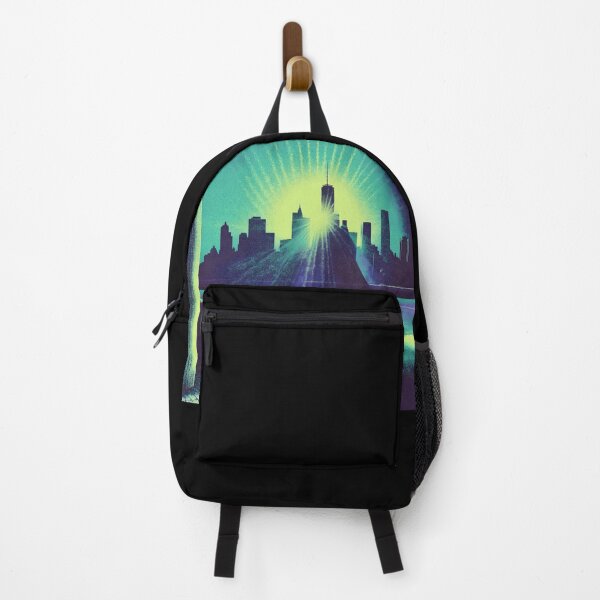 Item preview, Neon Metropolis Harbor Skyline Burst designed and sold by ClubVacay.