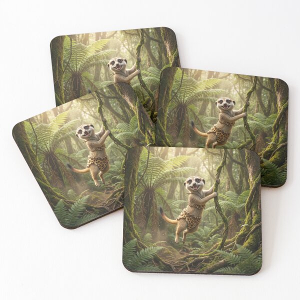 Item preview, Meerkat is Queen of the Jungle designed and sold by Tridentulus.
