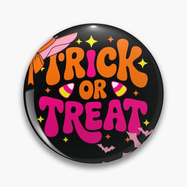Item preview, Halloween Trick or Treat Pink designed and sold by The Retromotel.