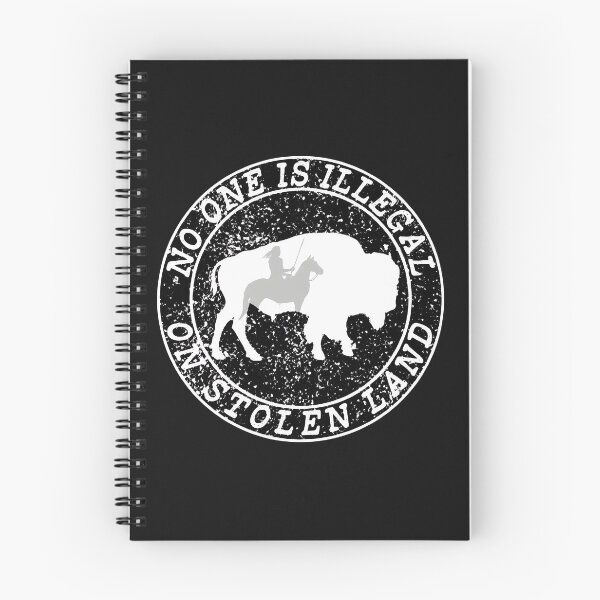 Item preview, No Illegal Stolen Land Bison Emblem designed and sold by Sleepsyndrome.