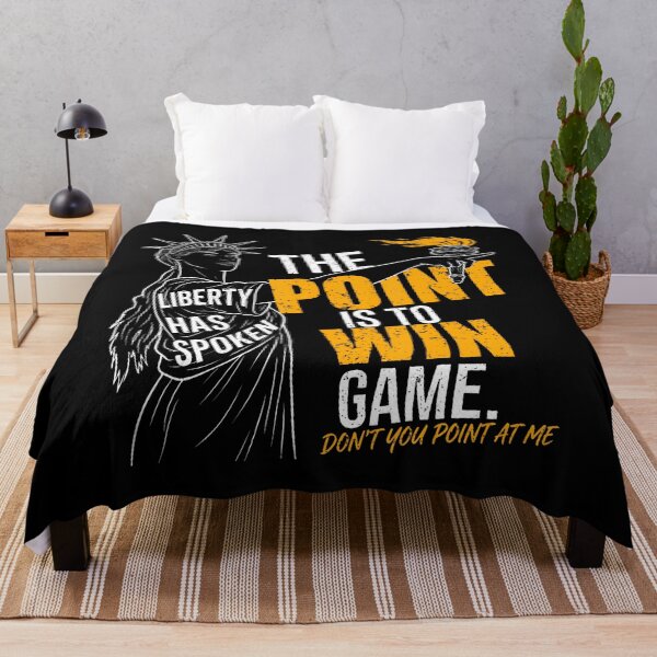 Item preview, The Point is to Win Game Liberty Has Spoken Pointing Meme designed and sold by Teansnack.