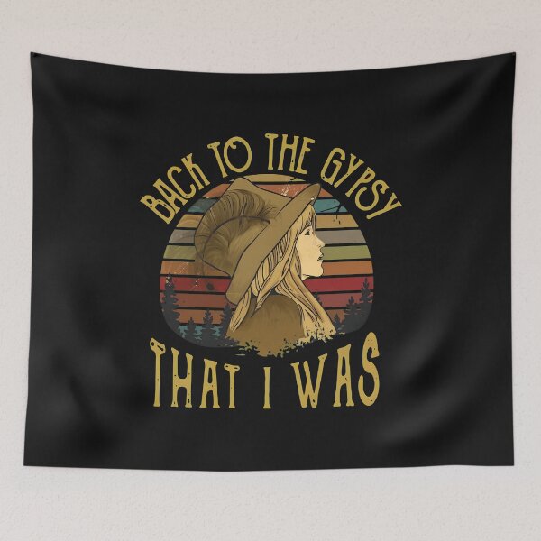 Item preview, Retro Gypsy Spirit Sunset Graphic Item designed and sold by Sleepsyndrome.