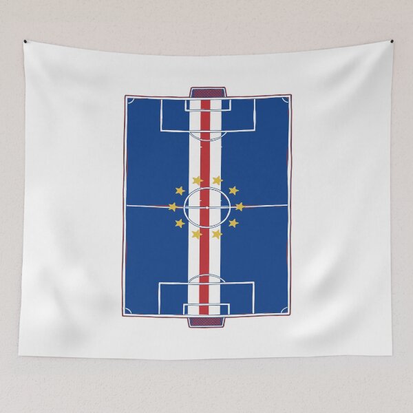Item preview, Cape Verde Soccer Field Flag. designed and sold by EunsooLee.