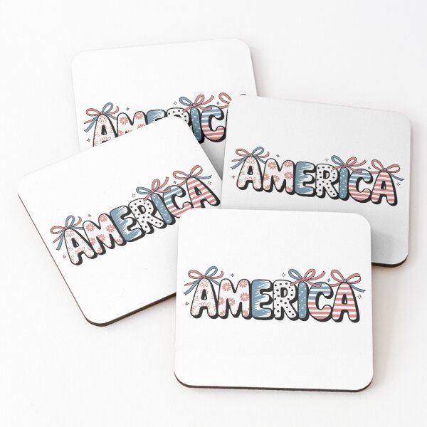 Item preview, America Patrioticc, USA Flag Lettering, Fourth of July Independence Day Retro Gift designed and sold by Zizo-DR44.