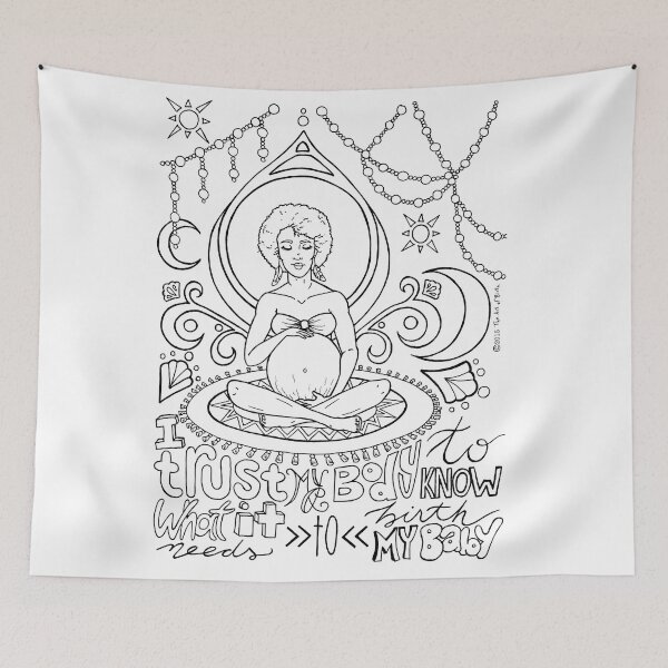 Item preview, I Trust My Body to Know What it Needs to Birth My Baby designed and sold by TheArtOfBirth.