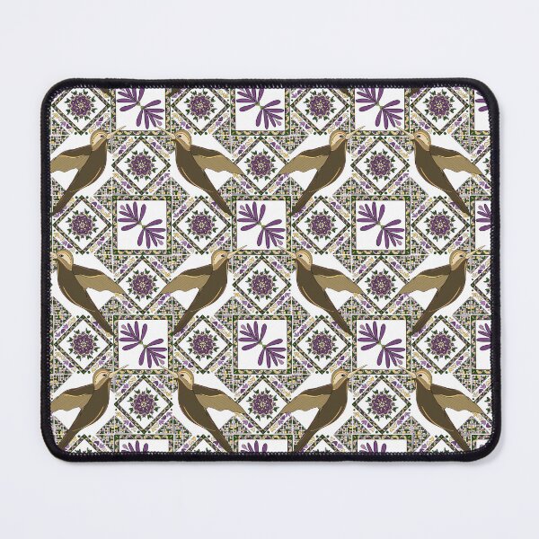 Item preview, Vintage Hummingbird & Ornate Mediterranean Tile designed and sold by Fiorart Studio .