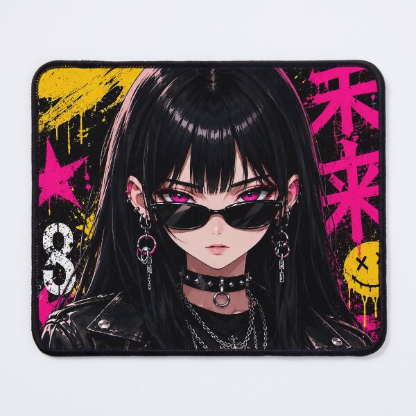 Item preview, Cyberpunk Anime Girl Streetwear Tokyo designed and sold by PureVibeStudio.