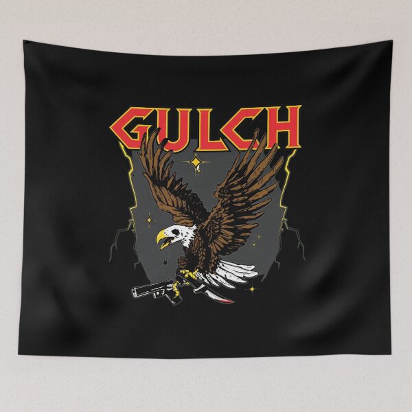 Item preview, Eagle Weapon Spiky Lettering Emblem designed and sold by Thefulavocado.