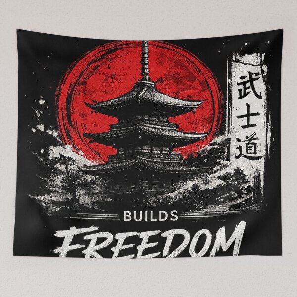 Item preview, Discipline Builds Freedom Samurai Design designed and sold by NBT-NOVA.
