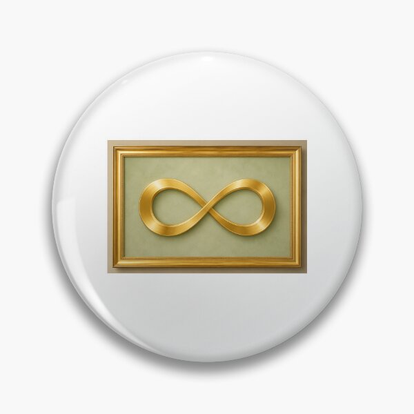 Item preview, Luxury Gold Infinity Symbol Art Print | Minimalist Modern Wall Decor | Infinite Love, Strength & Abundance Artwork designed and sold by PrintableArt123.