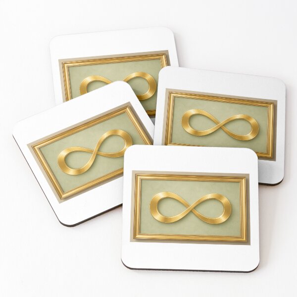 Item preview, Luxury Gold Infinity Symbol Art Print | Minimalist Modern Wall Decor | Infinite Love, Strength & Abundance Artwork designed and sold by PrintableArt123.