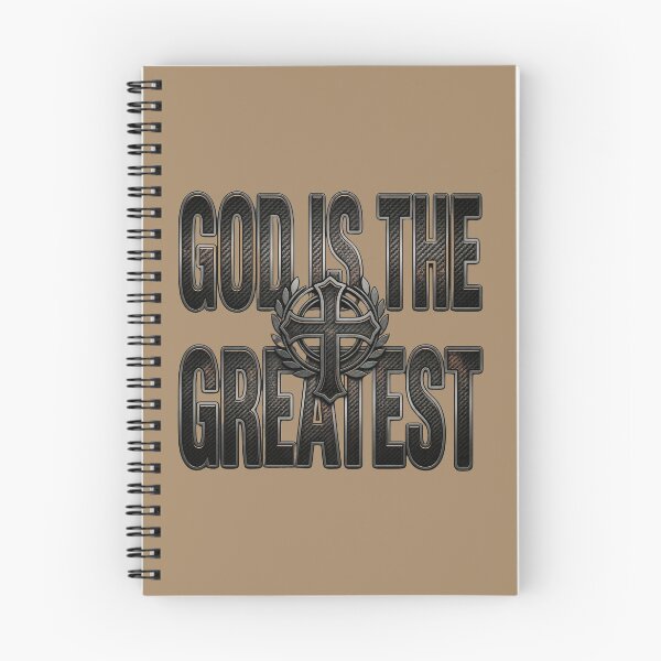 Item preview, God Is The Greatest - Metallic Carbon Fiber Cross designed and sold by digitalbob60.