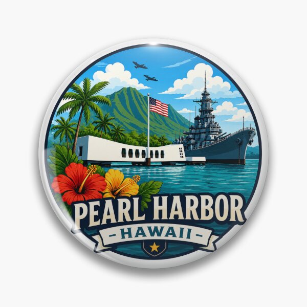 Item preview, Pearl Harbor, Hawaii - USS Arizona Memorial designed and sold by Myra365Art.