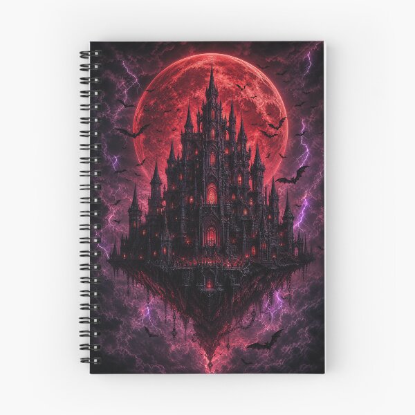 Item preview, Gothic Vampire Castle Blood Moon designed and sold by PureVibeStudio.