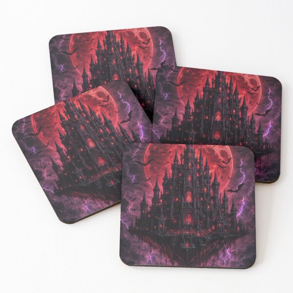 Item preview, Gothic Vampire Castle Blood Moon designed and sold by PureVibeStudio.