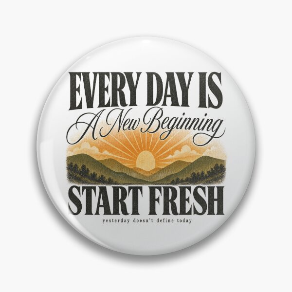 Item preview, Every Day Is A New Beginning designed and sold by GrooveAndGlow.