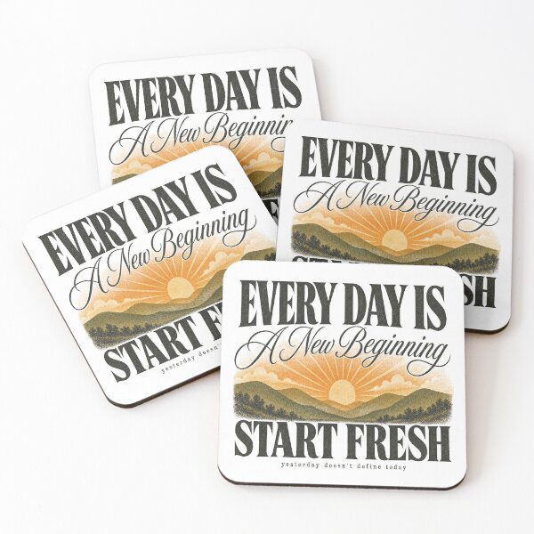 Item preview, Every Day Is A New Beginning designed and sold by GrooveAndGlow.