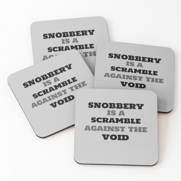 Item preview, Snobbery designed and sold by The WordCatcher Street.