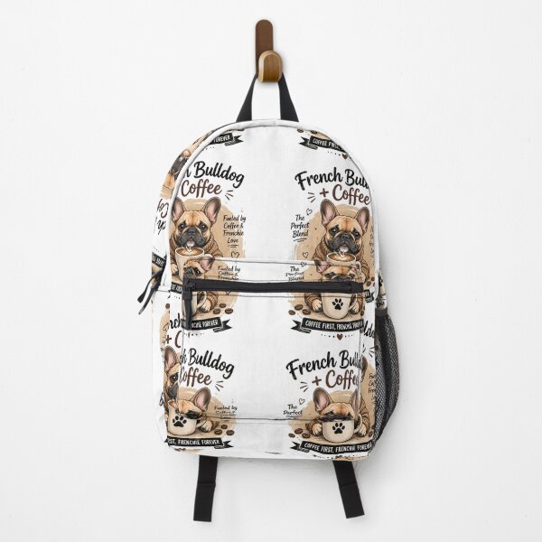 Item preview, Fueled by Coffee & Frenchie Love – Cute French Bulldog Coffee Lover Illustration. designed and sold by BreedCraft Studio.
