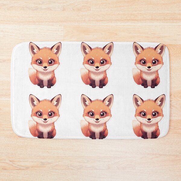 Item preview, Cute Kawaii Fox Sticker designed and sold by AhiraDesign.