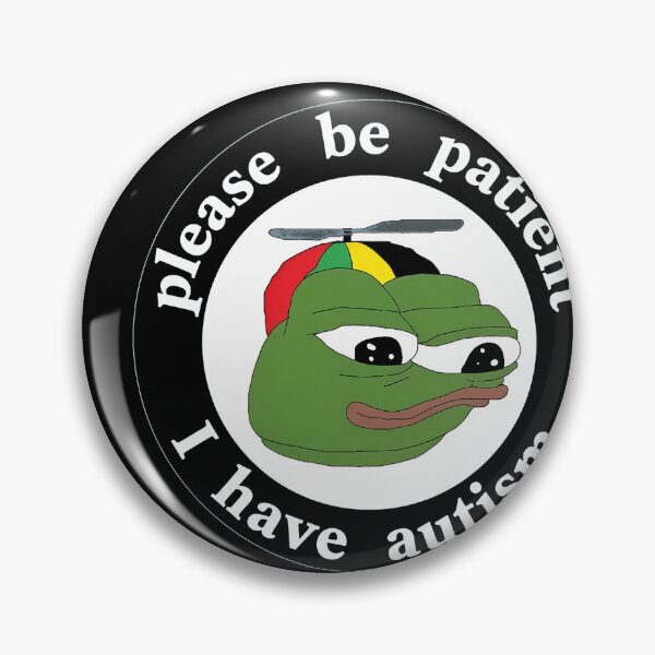 Item preview, Patient Frog Awareness Badge Humor designed and sold by mitteeberlin.