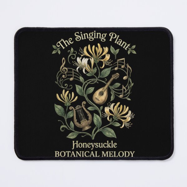 Item preview, Honeysuckle Botanical Melody T-Shirt | The Singing Plank Floral Art designed and sold by SONOONDESIGN.