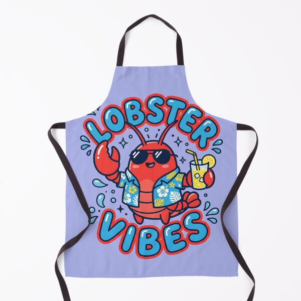 Item preview, Lobster Vibes – Cute Beach Lobster Design designed and sold by Sea Gem.