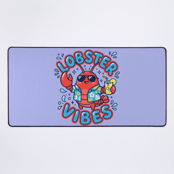 Item preview, Lobster Vibes – Cute Beach Lobster Design designed and sold by Sea Gem.