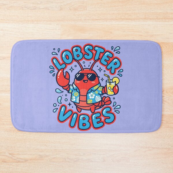 Item preview, Lobster Vibes – Cute Beach Lobster Design designed and sold by Sea Gem.