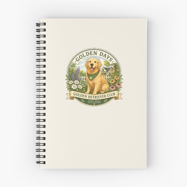 Item preview, Golden Retriever Garden Club designed and sold by NeoSakura.
