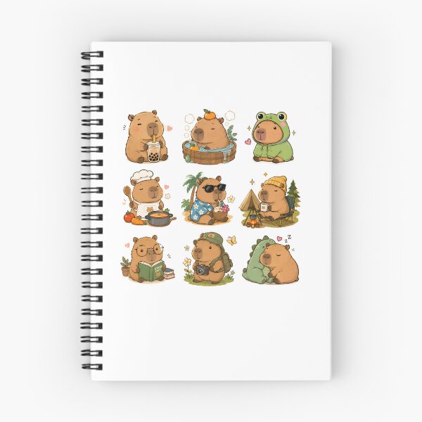 Item preview, Cute Capybara Sticker | Kawaii Capybara | Adorable Animal Art | Cozy Capybara | Cute Rodent Illustration designed and sold by suechtmpoa.