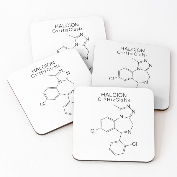 Item preview, HALCION C17H12Cl2N4-Triazolam- designed and sold by DRIPPED-STORE.