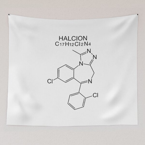 Item preview, HALCION C17H12Cl2N4-Triazolam- designed and sold by DRIPPED-STORE.