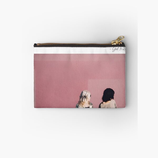 Item preview, Two Figures Against Pink Wall Minimalist Art designed and sold by fiyuuart.