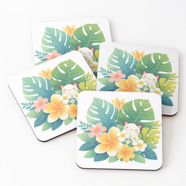 Item preview, Tropical Kitty Paradise designed and sold by lbl-shop.