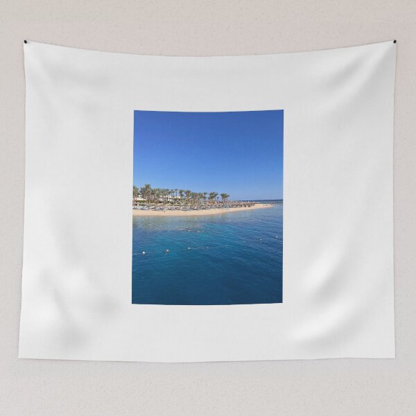 Item preview, Tropical Beach Paradise Wall Art | Crystal Clear Blue Ocean Photography | Palm Tree Coastal Landscape Print | Summer Vacation Decor designed and sold by PrintableArt123.