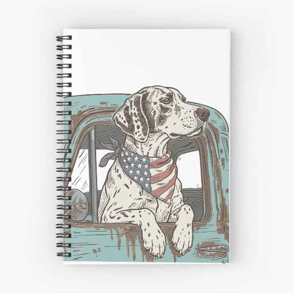 Item preview, Patriotic Dog and Truck designed and sold by twindragonthreads.