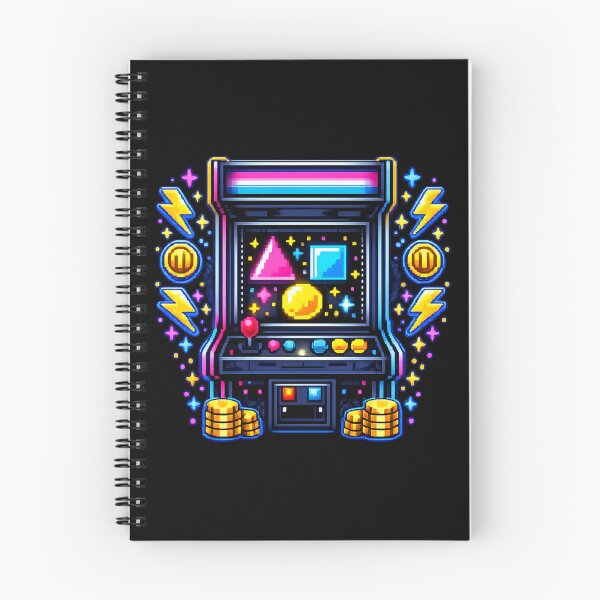 Item preview, Retro Arcade Machine Neon Pixel Art — 80s Gaming Gift Sticker designed and sold by ArtoryWorks.