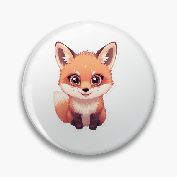 Item preview, Adorable Chibi Baby Fox Cartoon Animal designed and sold by AhiraDesign.