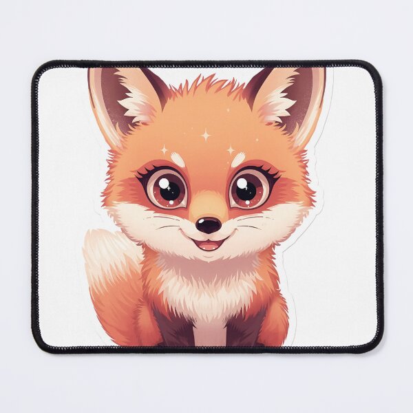 Item preview, Adorable Chibi Baby Fox Cartoon Animal designed and sold by AhiraDesign.