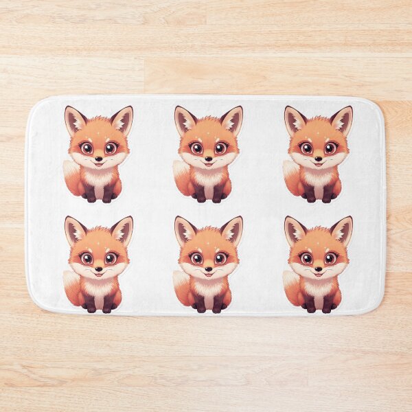 Item preview, Adorable Chibi Baby Fox Cartoon Animal designed and sold by AhiraDesign.