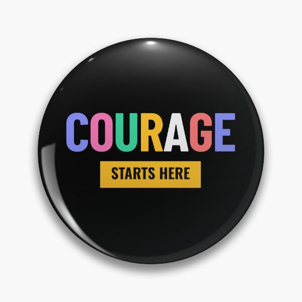 Item preview, Courage Over Fear – Bold Motivational Quote T-Shirt, Colorful Typography Tee, Inspirational Gift, Brave Mindset Shirt, Overcoming Fear designed and sold by No Excuses .