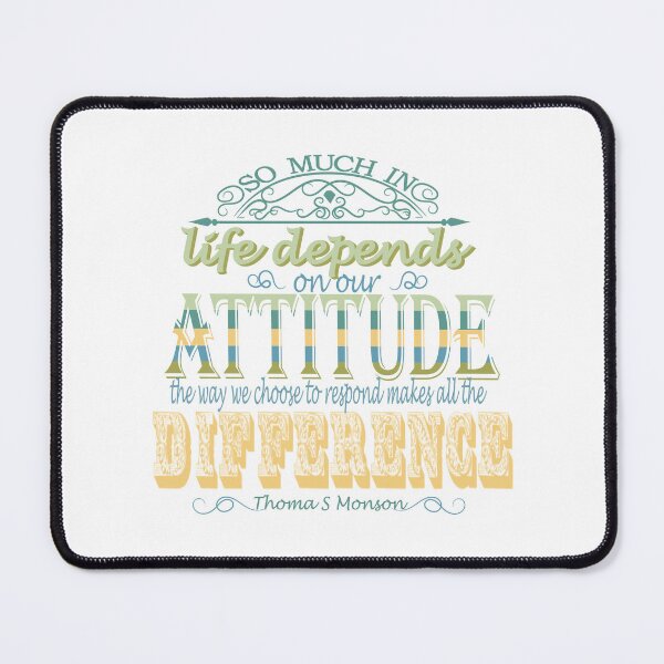 Item preview, Life depends on our attitude designed and sold by Restored Gospel Boutique .
