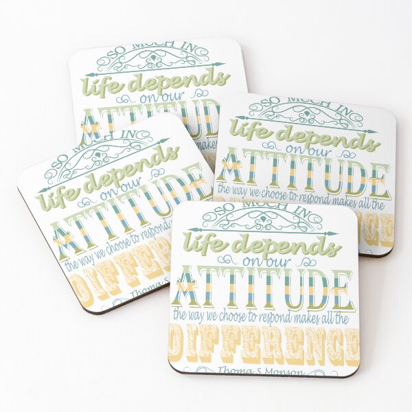 Item preview, Life depends on our attitude designed and sold by Restored Gospel Boutique .