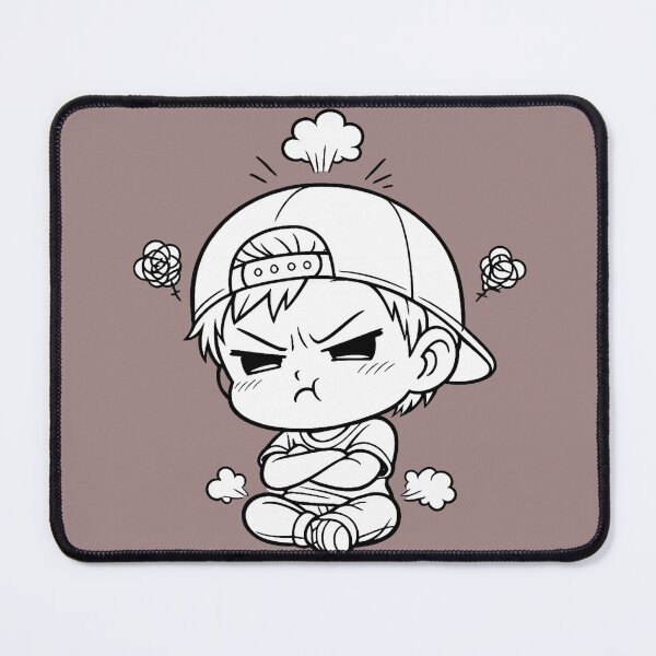 Item preview, Cute Angry Anime Boy Doodle designed and sold by NEKOAME-Japan.