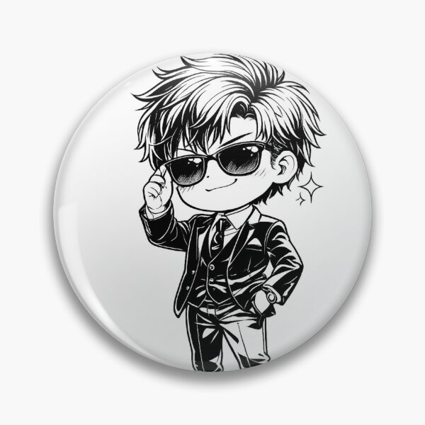 Item preview, Copy of Cute Cool Anime Boy Doodle designed and sold by NEKOAME-Japan.