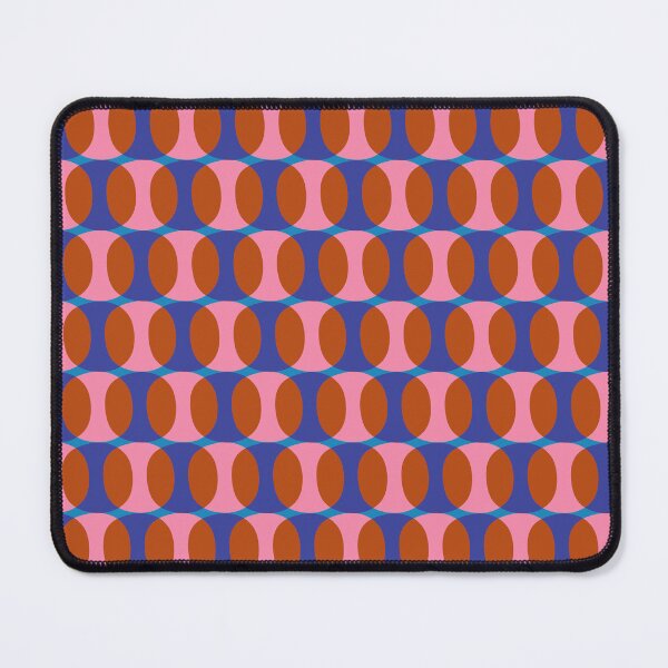 Item preview, Mid Century Modern Abstract Geometric Spheramod Dot Pattern Blue Pink Orange designed and sold by kierkegaard.