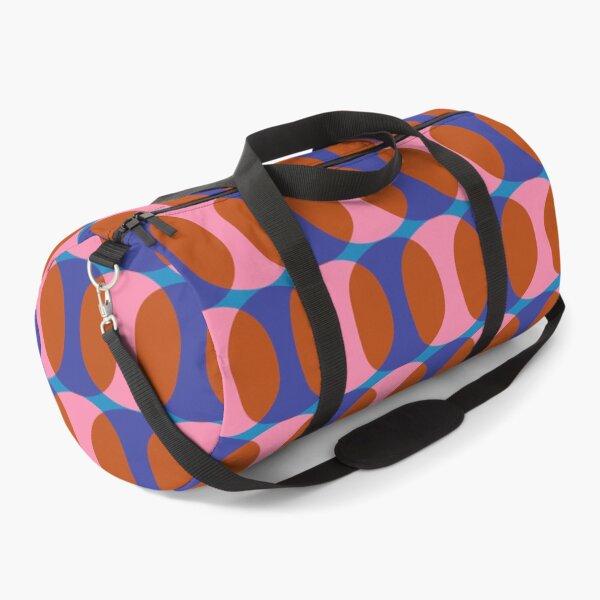 Item preview, Mid Century Modern Abstract Geometric Spheramod Dot Pattern Blue Pink Orange designed and sold by kierkegaard.